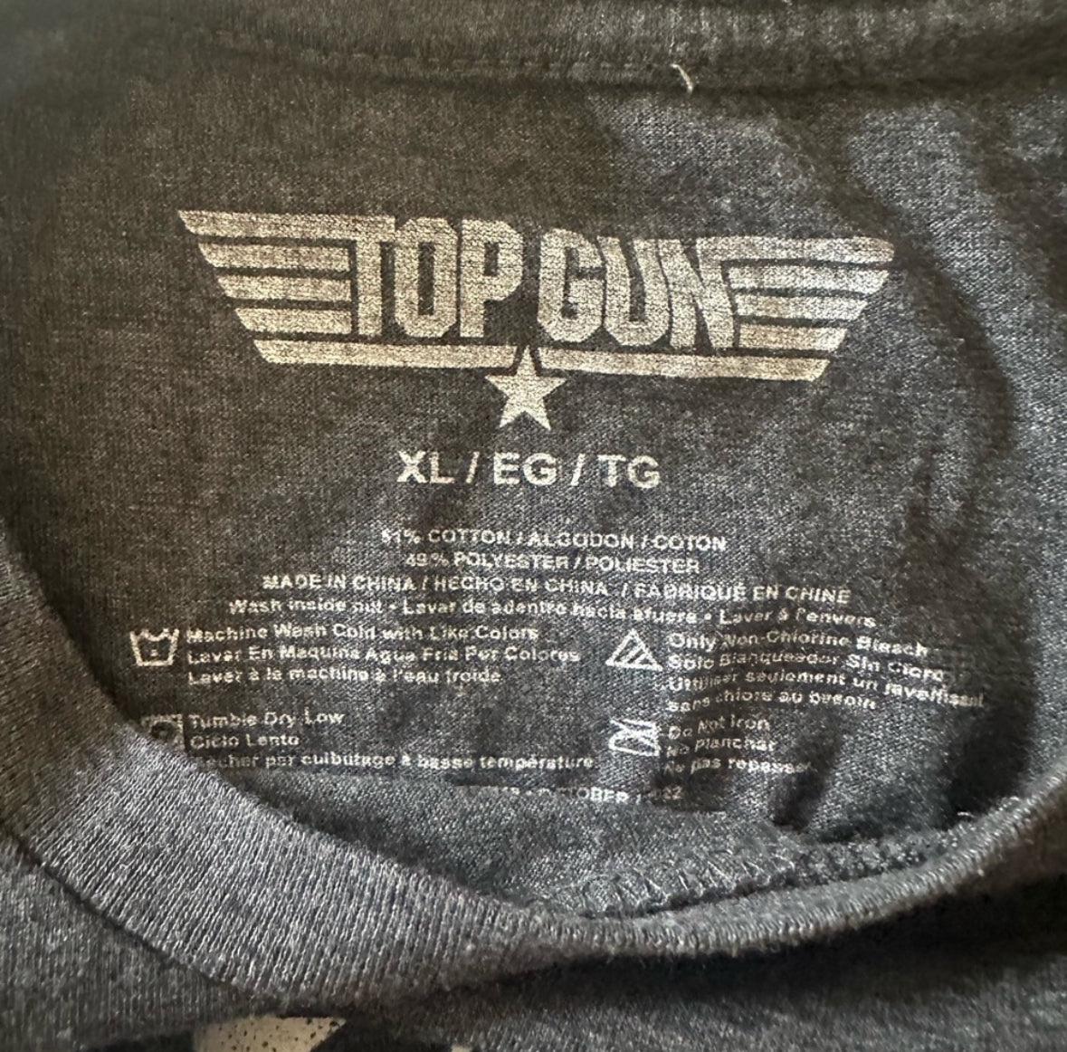 Top Gun T-shirt youth XL