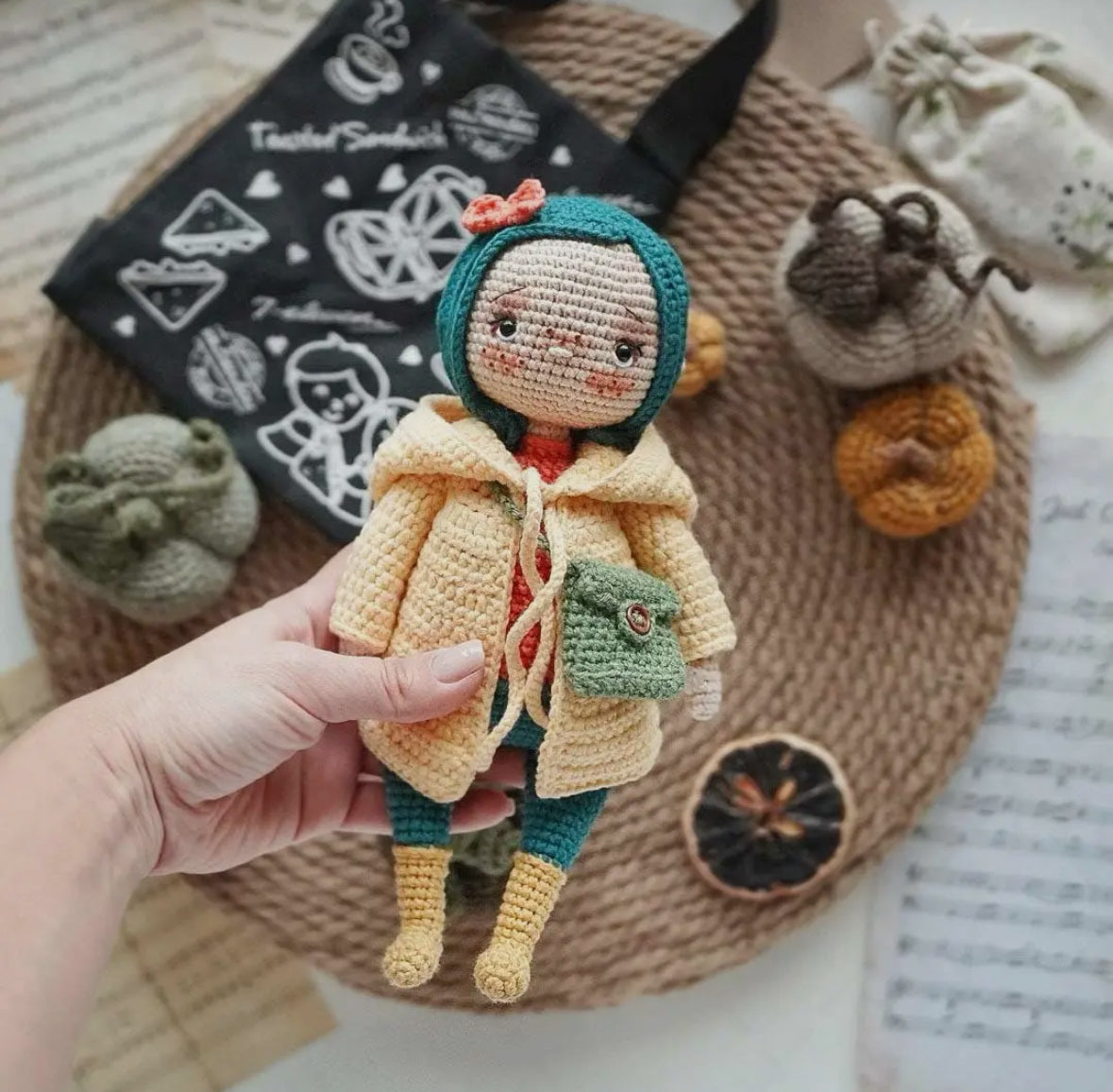 Crochet Coraline Doll - Ships late September