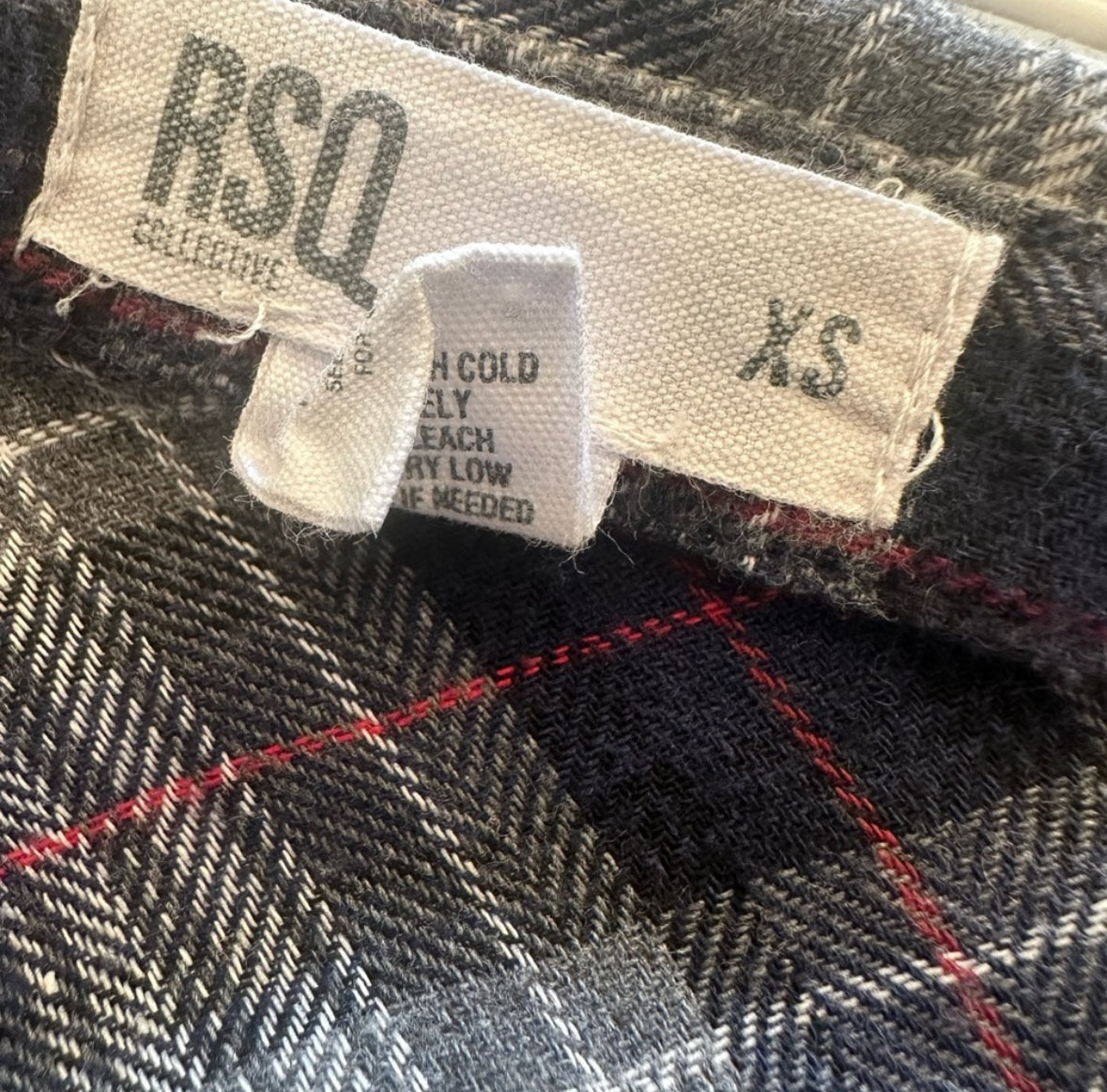 Women’s | Juniors RSQ Brand cropped flannel