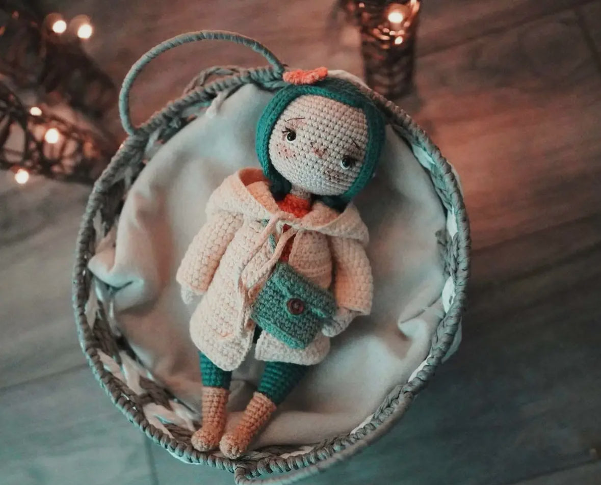 Crochet Coraline Doll - Ships late September