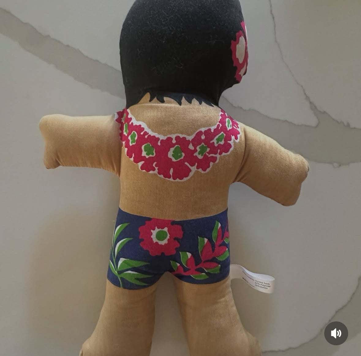 Hawaiian Huggables vintage 1970's Doll