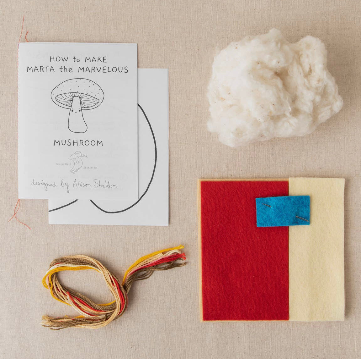 Marta the Marvelous Mushroom Sew Kit 🍄🧵