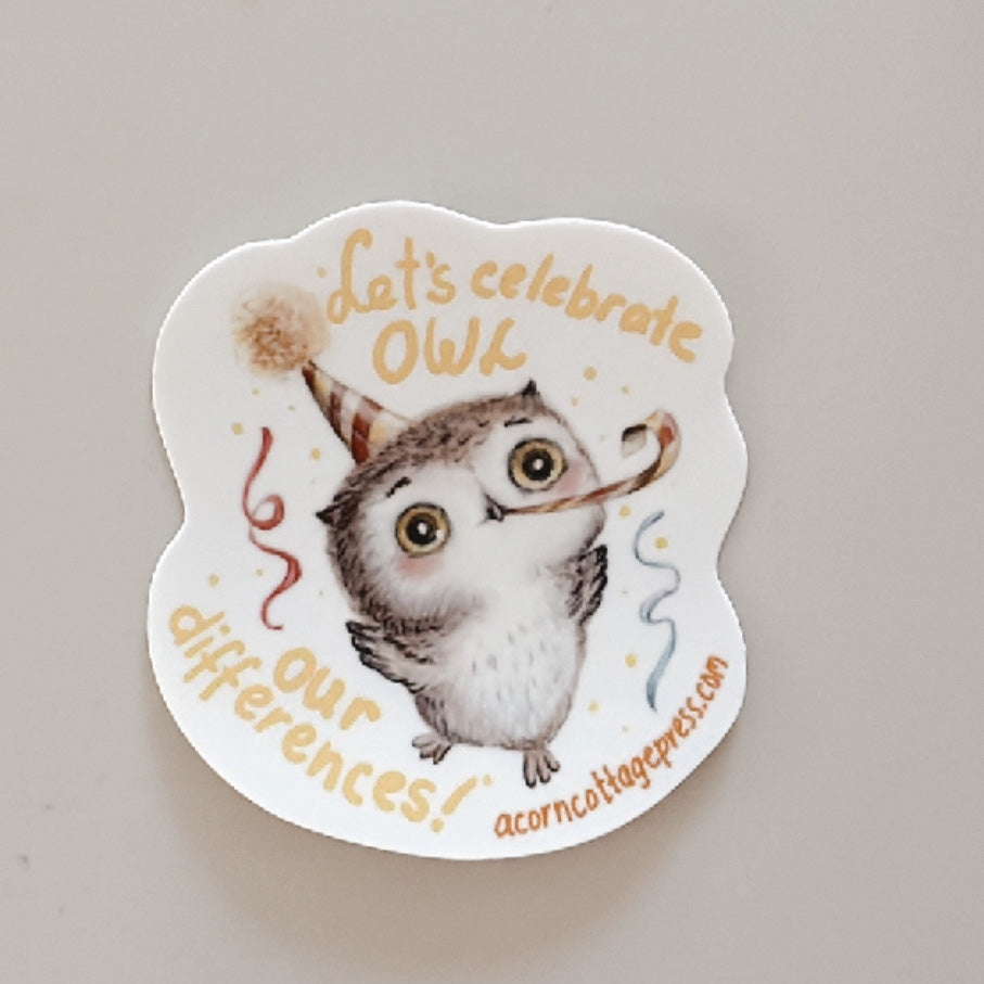 ‘Let it stick with you’ stickers