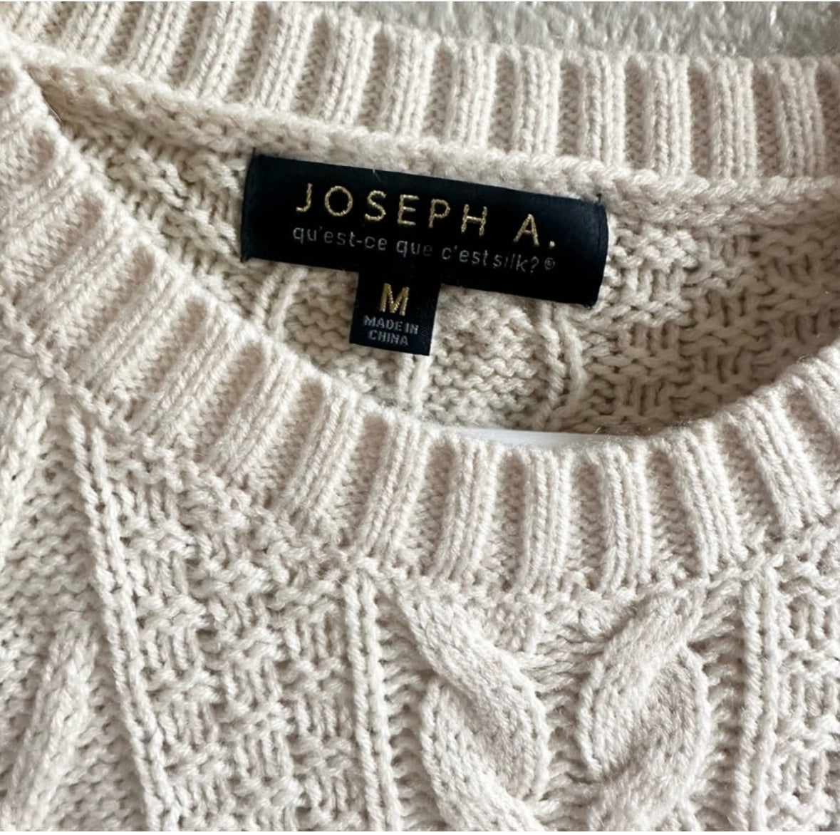 Women’s chunky sweater