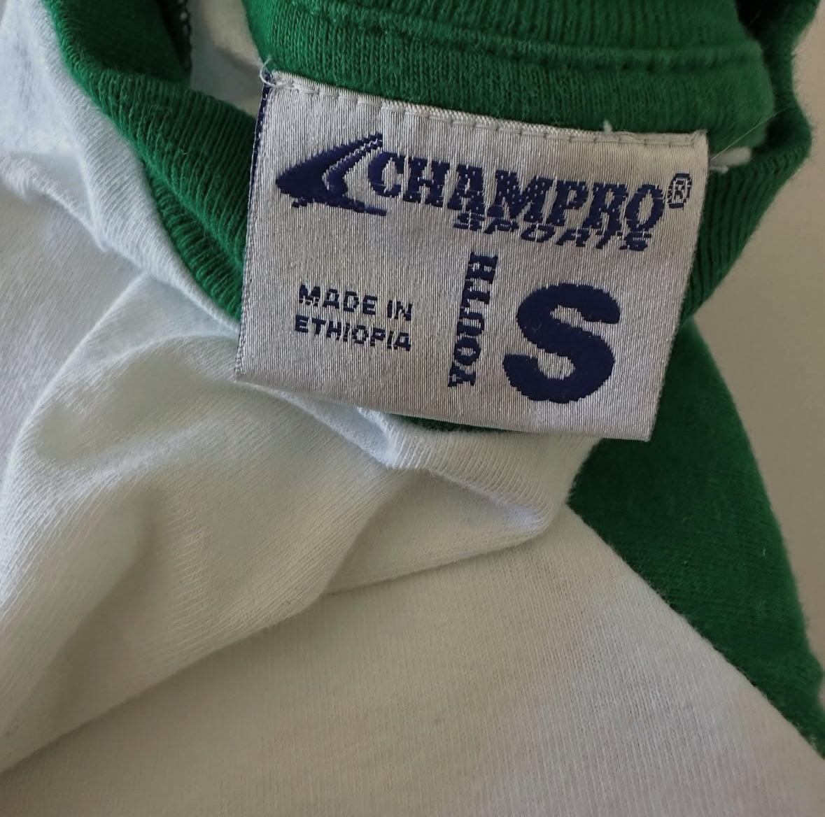 (2) Baseball style shirts