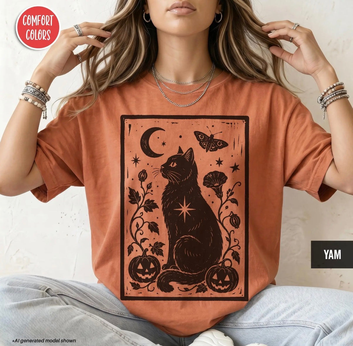Witchy Cat T-Shirt PRE-ORDER ETA 10/11 pre-order closes Wednesday 9/24