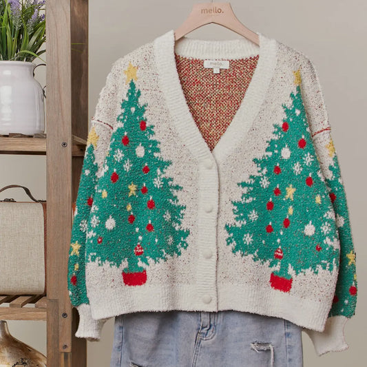 Merry Pine Cardigan pre-order