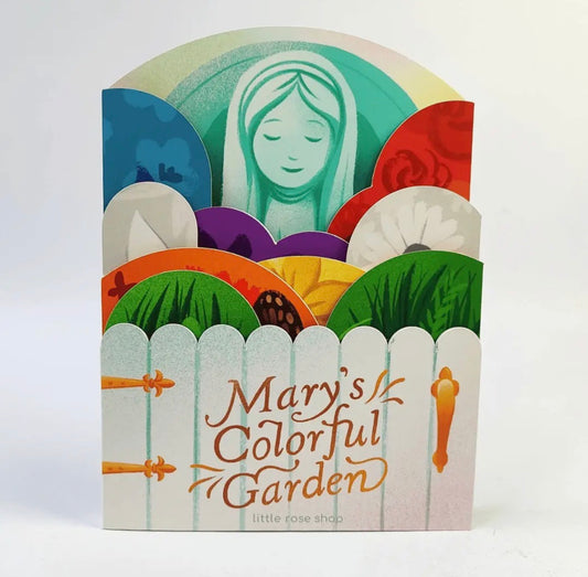 Mary’s Colorful Garden board book (Pre-order eta mid June)