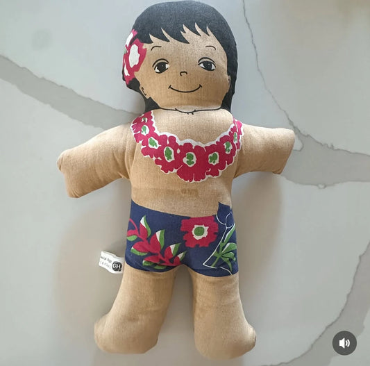 Hawaiian Huggables vintage 1970's Doll