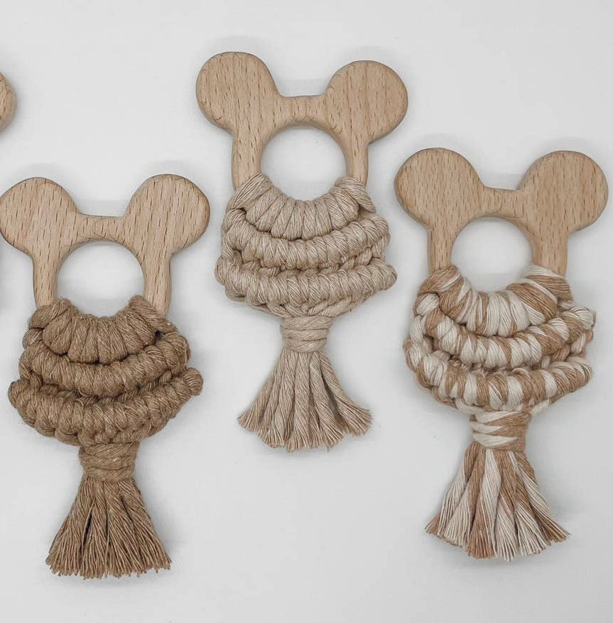 Macrame Mouse Teethers