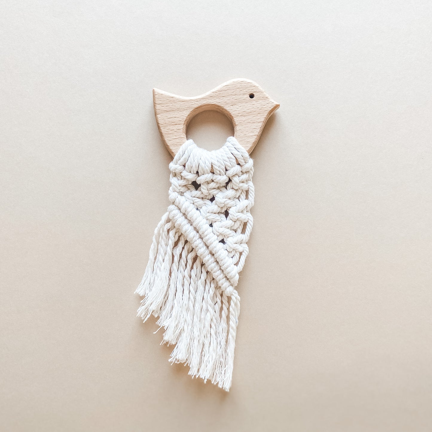 Paloma, Fly with Me Macrame Teethers