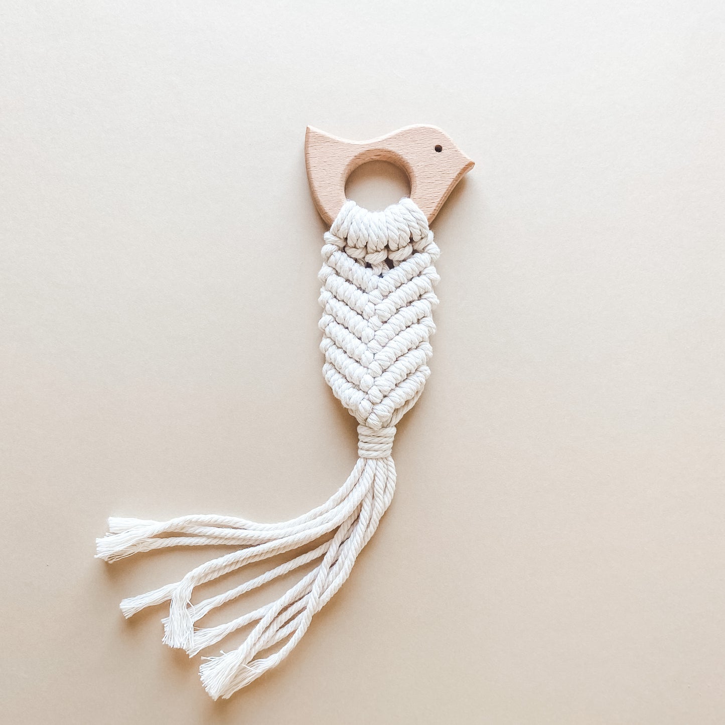 Paloma, Fly with Me Macrame Teethers